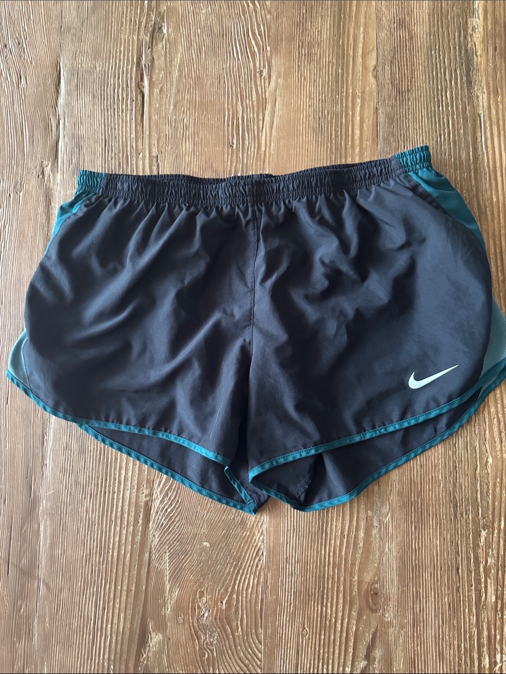 Nike Women’s Black Shorts with Teal Trim